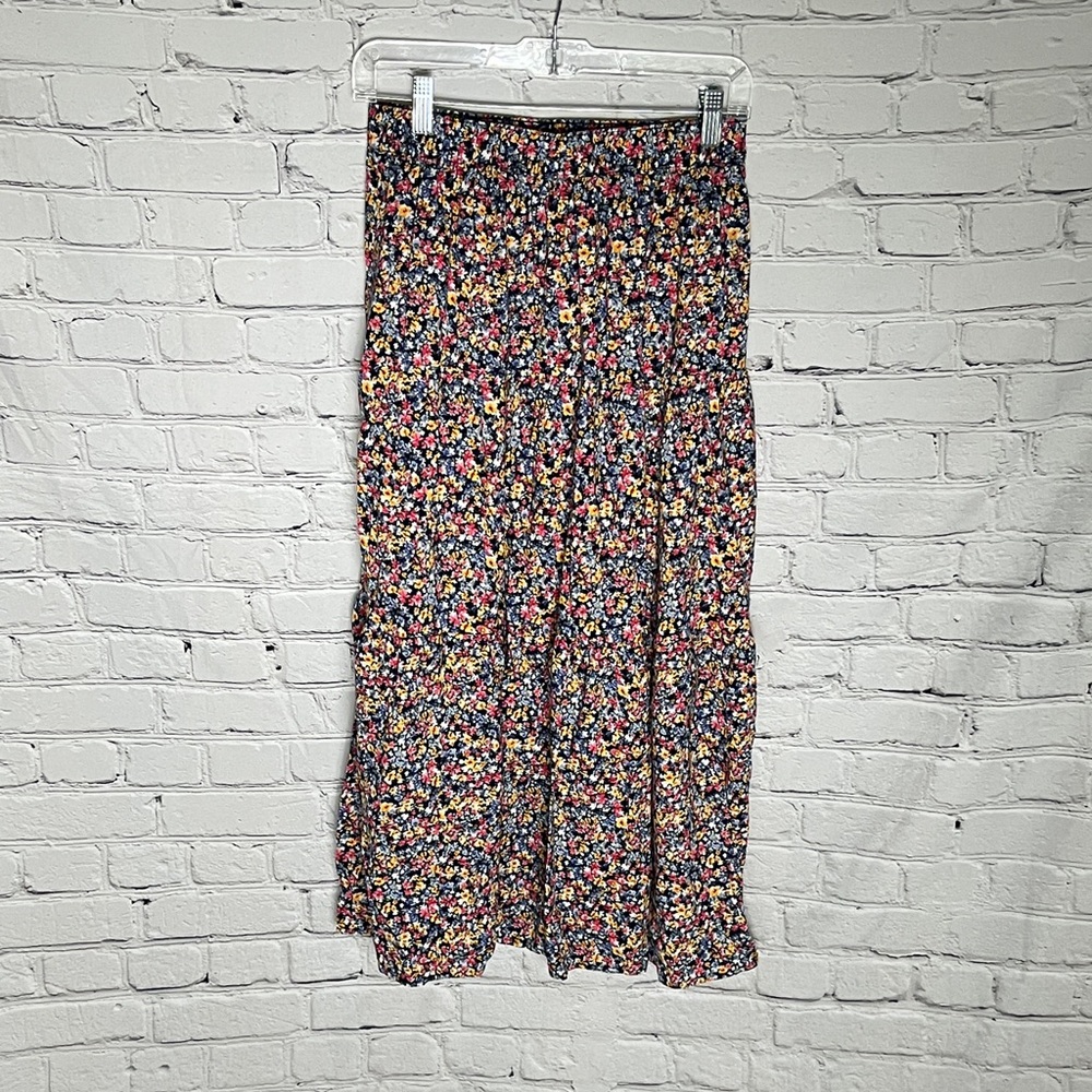 Old Navy Multicolor Floral Maxi Skirt